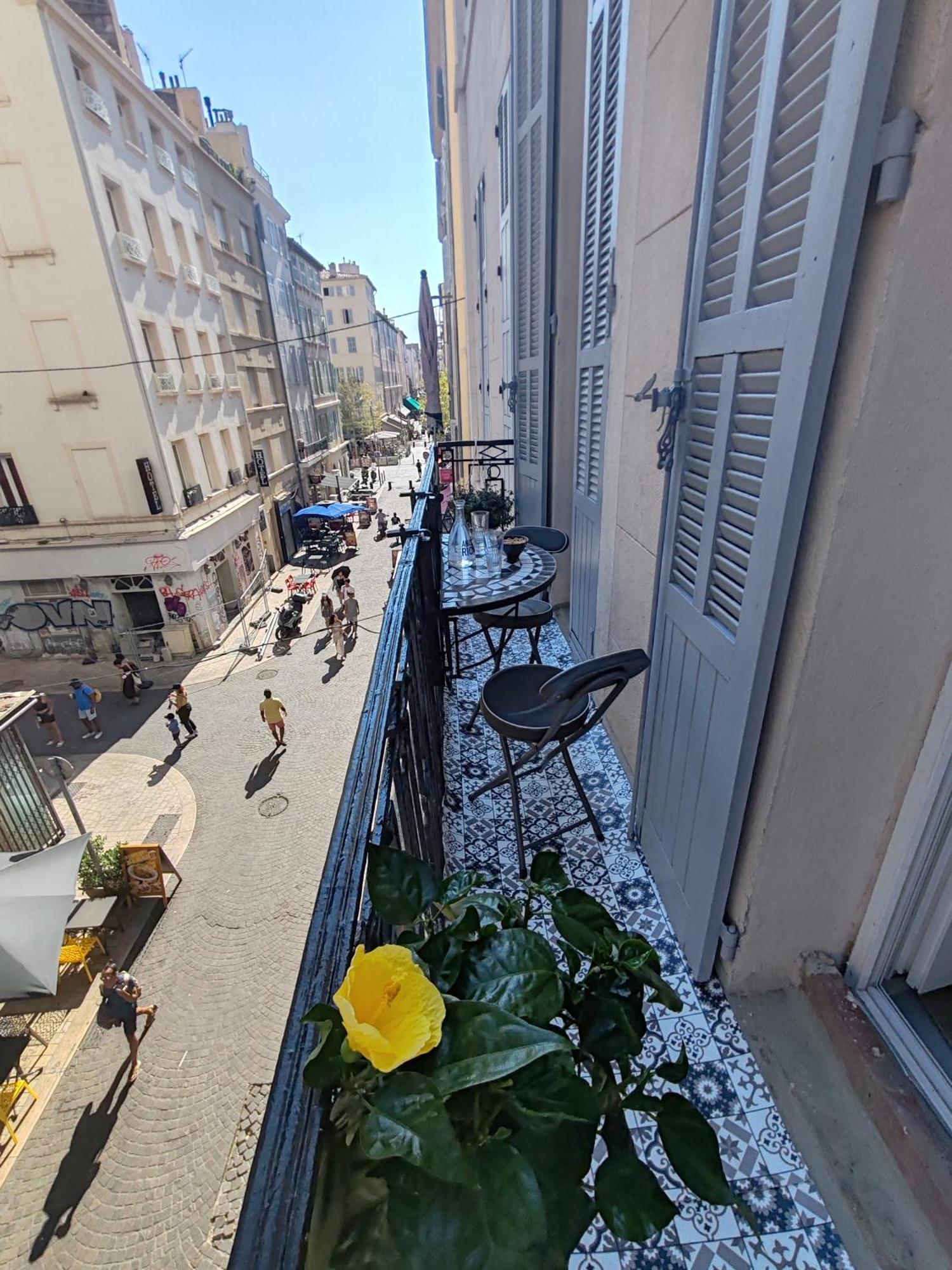 Appartement T3 Grand Balcon Au Coeur Du Vieux Port à Marseille Extérieur photo