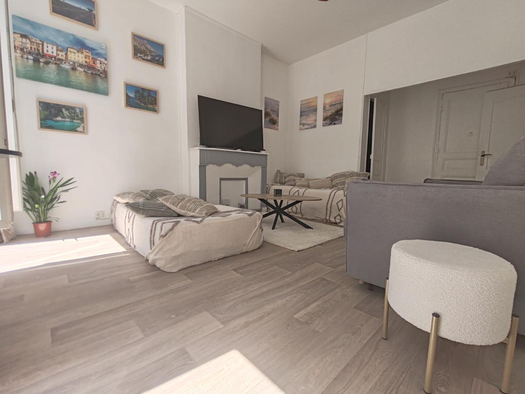 Appartement T3 Grand Balcon Au Coeur Du Vieux Port à Marseille Extérieur photo