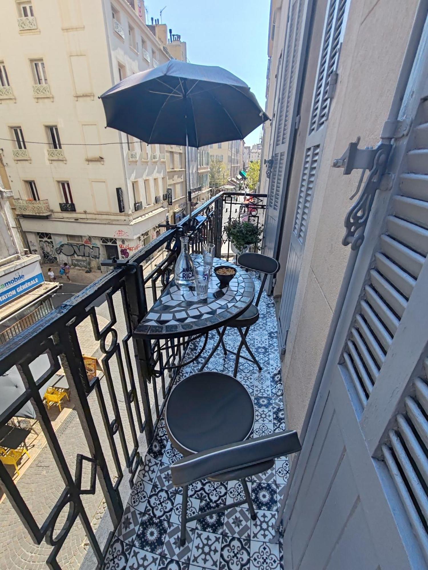 Appartement T3 Grand Balcon Au Coeur Du Vieux Port à Marseille Extérieur photo