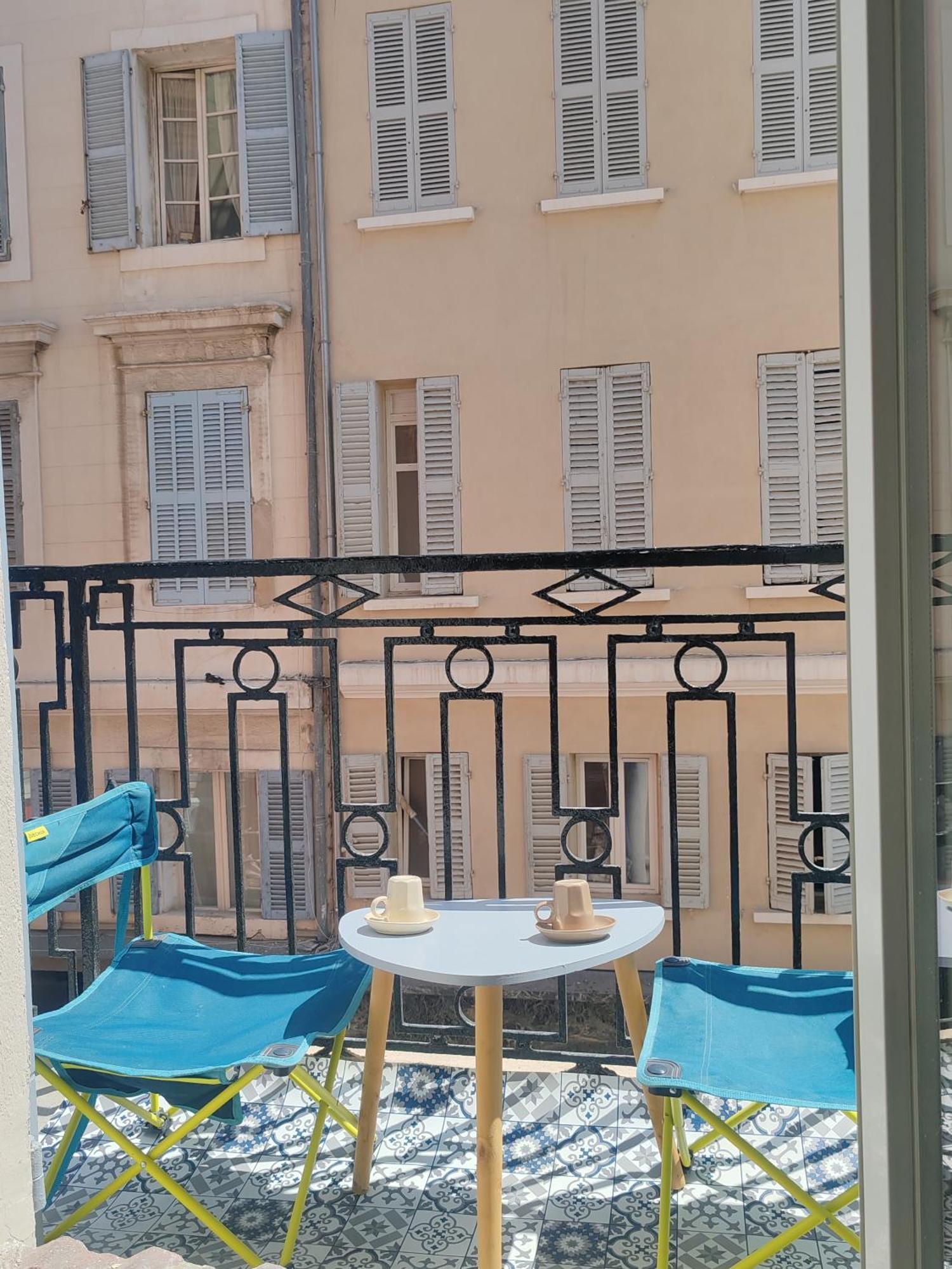Appartement T3 Grand Balcon Au Coeur Du Vieux Port à Marseille Extérieur photo